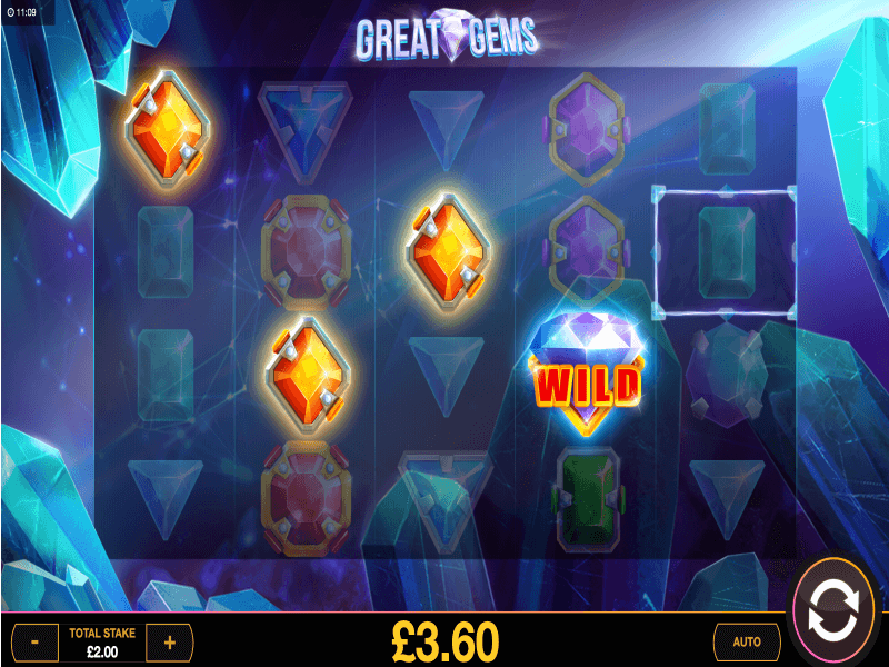 Über das Great Gems Online Slot Game