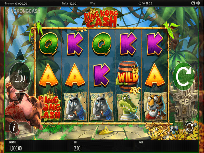 King Kong Cash Slots Spiel