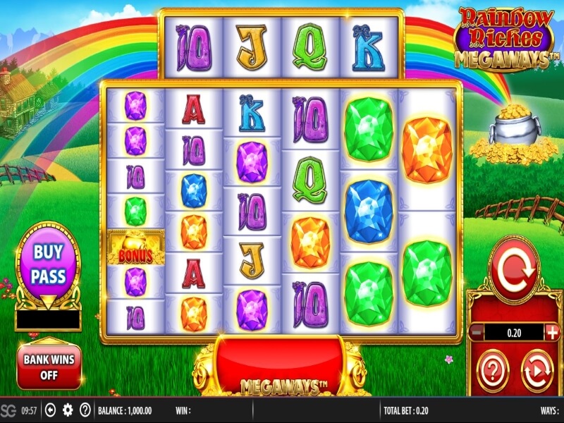 Über Rainbow Riches MegawaysTM Online Slot Game