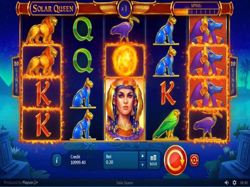 Über das Solar Queen Online Slots Spiel