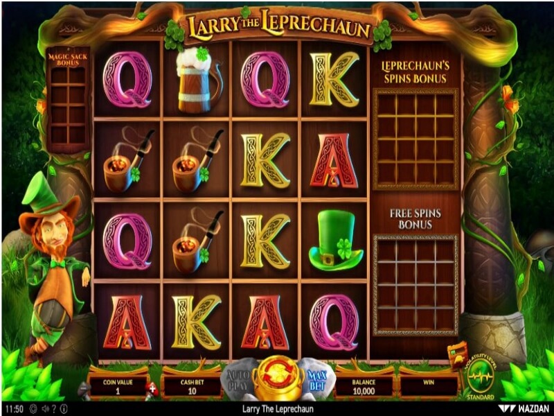 Larry the Leprechaun Online Slots Spiel