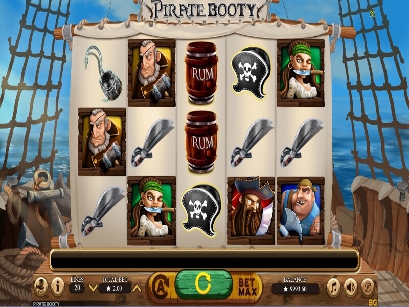 Pirate Booty Online Slots Spiel
