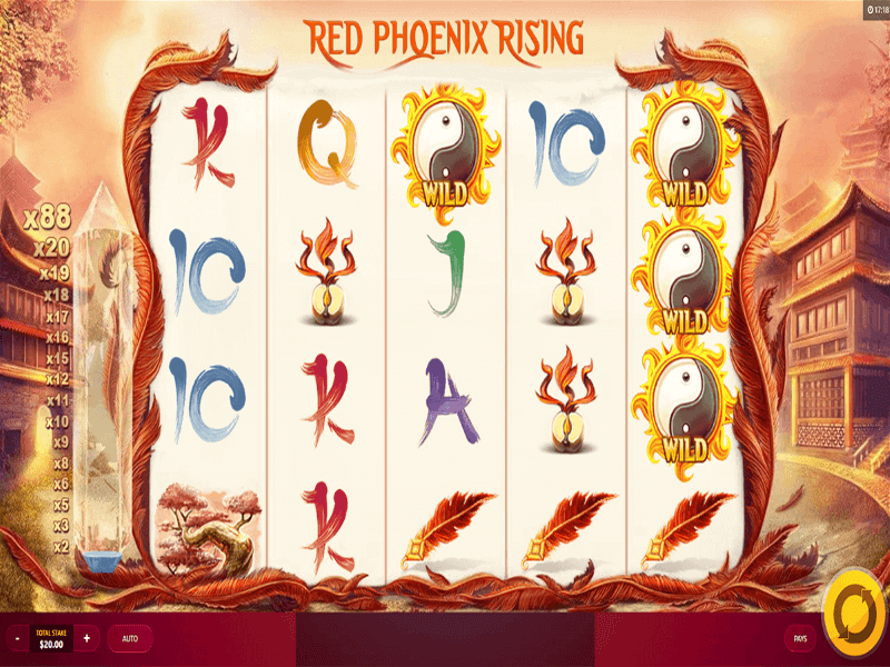 Red Phoenix Rising Online Slots Spiel