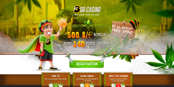 Bob Casino Homepage