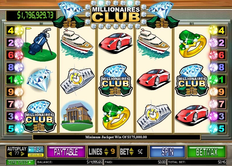 Millionaires Club Online Slot