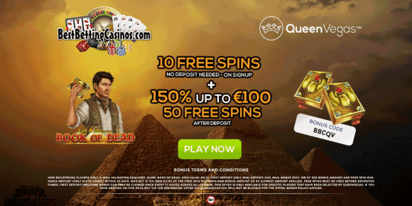 Queen Vegas Casino Banner