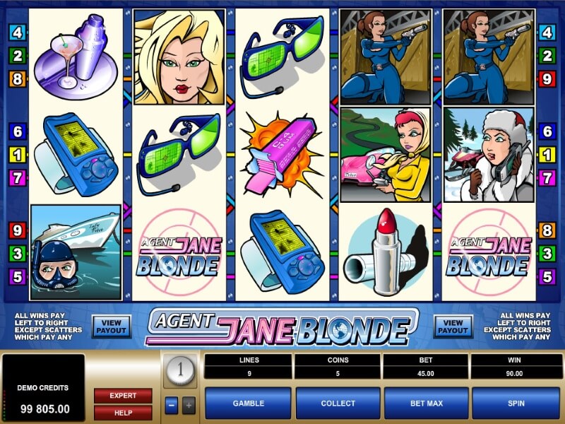 Agent Jane Blonde Online Slot