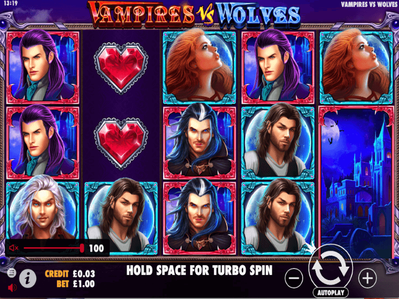 Vampires Vs Wolves Online Slots Spiel